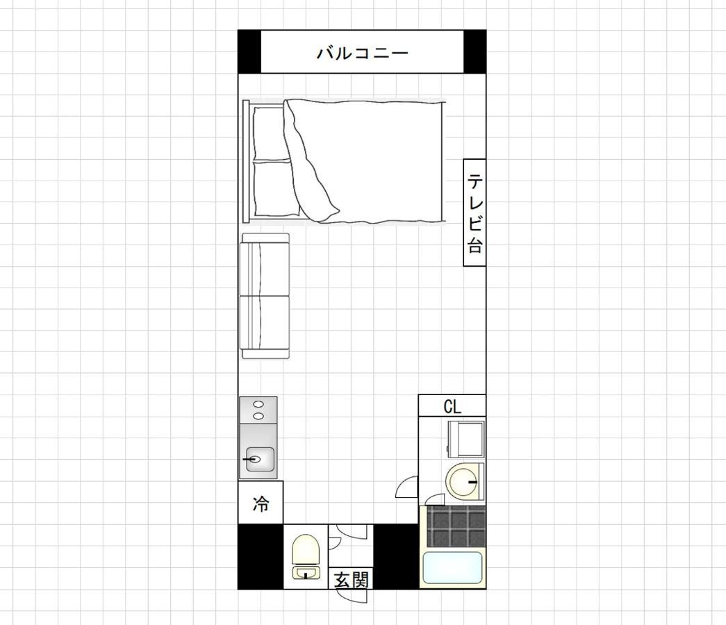 I Cube Kozu Apartment Oszaka Kültér fotó